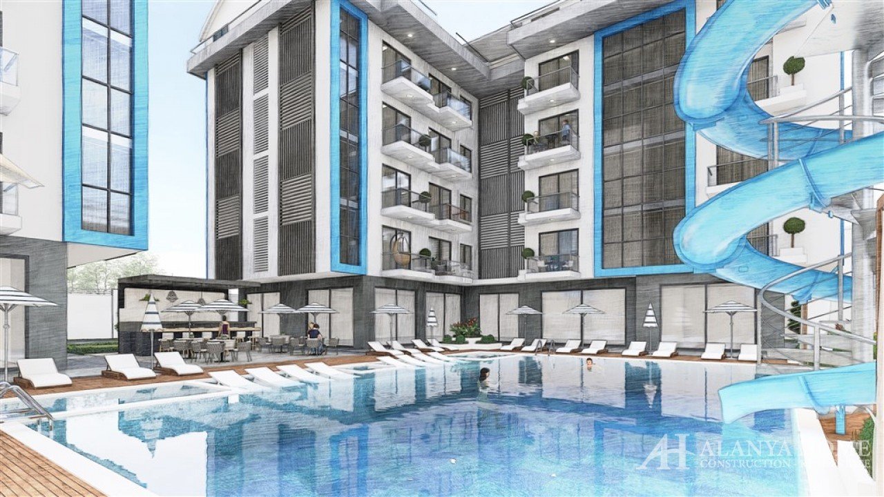 Exodus Nature Stay Oba Alanya أنطاليا تركيا شراء عقار للبيع لشقة مفروشة بغرفة نوم واحدة في مخطط تقسي